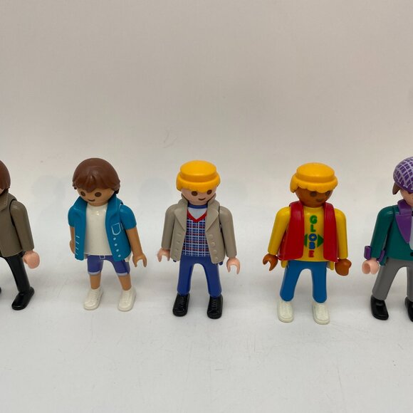 Geobra Playmobil Boys/Men Lot of 5 Figurines - Picture 3 of 6